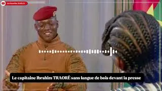Miniature : Ibrahim Traoré declare dans un interview face à la presse: la démocratie tue