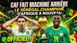 Miniature : La CAF change d’avis… encore ! Le Sénégal redevient champion d’Afrique (CAN 2025)