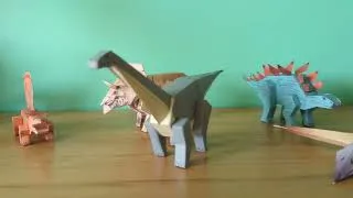 Miniature : Dinosaures papercraft 3D à fabriquer