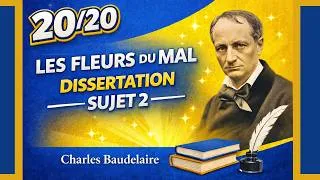 Miniature : Les Fleurs du Mal – Dissertation 20/20 (Bac Français 2021) | Alchimie poétique | Charles Baudelaire