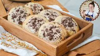Miniature : Recette cookies fourrés chocolat blanc noisette façon Bueno®