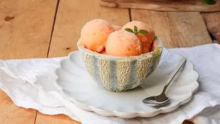Miniature : Crème glacée au melon