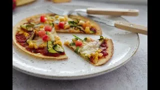 Miniature : Recette Express : Pizza tortilla à la courgette