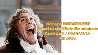 Miniature : Gérard DEPARDIEU interview en 1986 sur Europe 1 dans "Le Club du Cinéma"