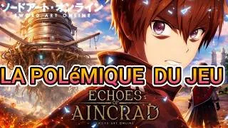 Miniature : La fausse polémique dans le jeu Echoes of Aincrad Sword art online ?!!!!!!😮😮😮