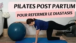 Miniature : Pilates après l'accouchement pour refermer le diastasis - safe pour le périnée - Ballon de grossesse