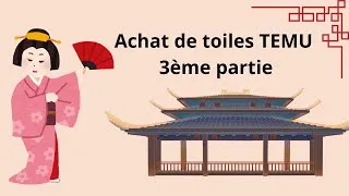 Miniature : Achat de toiles Temu partie 3 #pointdecroix #crossstitch #unboxing