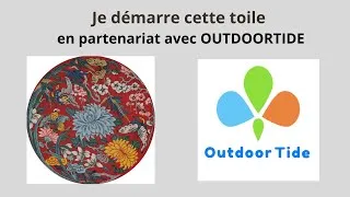 Miniature : Je démarre cette toile #outdoortide #pointdecroix #crossstitch #partenariat