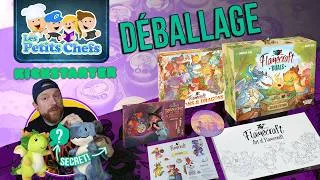 Miniature : Flamecraft Duals Deluxe Kickstarter Déballage (Unboxing) et encore plus!! | Les Petits Chefs