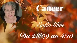 Miniature : ♋ cancer du 28/09 au 4/10✨Vous vous libérez enfin pour pouvoir avancer#Cancer