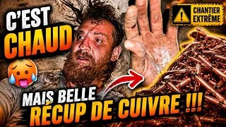 Miniature : C'était chaud 🥵 !!! Mais belle récup de cuivre dans les caves d'une maison !!!