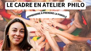Miniature : La mise en place du cadre pendant les ateliers philo