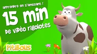 Miniature : 15 minutes de vidéos rigolotes - Apprendre en s'amusant - #vocabulaire  #enfants