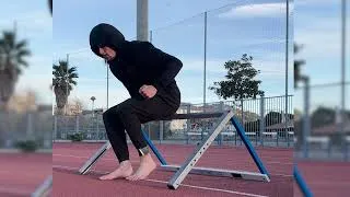 Miniature : Retour de Jambe Hurdler - Assis sur Haie