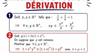 Miniature : Inégalité de Young : Niveau licence 