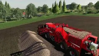 Miniature : Fs19 Belgique profonde : timelaps on récolte des betteraves