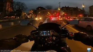 Miniature : Roadtrip moto autour de Paris - Mantes la jolie by night