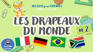 Miniature : LES DRAPEAUX DU MONDE #2 🌍 10 Questions 🏳️ QUIZ Géographie
