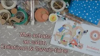 Miniature : Mes achats au salon créations & savoir faire 😍  🛍