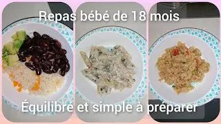 Miniature : Idées repas bébé de 1ans °° what my  1 years old eat °° Que come mi bebe de 1 ano °°