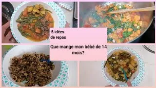 Miniature : Idées repas bébé 14mois °° 14 month old meals ideas °° ideas de comida para bebe de 14 meses °°