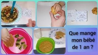 Miniature : idées repas bébé de 1 ans °° what my one years old eat °° que come mi bebe de 1 ano °°