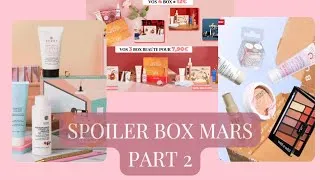Miniature : Spoiler box Mars part 2 + bons plans - Lookfantastic et Glowria