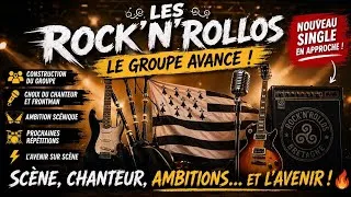 Miniature : Les Rock'n'Rollos : le groupe avance ! Scène, chanteur, ambitions… et nouveau single 🎸🔥