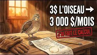 Miniature : Comment un OISEAU à 3 $ gagne 3 000 $/MOIS (J'ai fait les calculs)