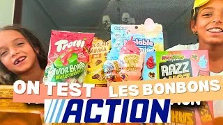 Miniature : On teste les confiseries d'ACTION qu'on a jamais goûté ! 🤩🤪🍬🍡 #degustation #bonbonchocolat #action 