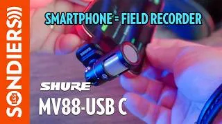Miniature : TRANSFORMER SON SMARTPHONE EN UN (EXCELLENT) FIELD RECORDER - SHURE MV88-USBC