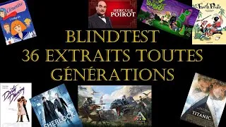 Miniature : Blind Test - 36 extraits films, séries, jeux vidéos et dessins animés