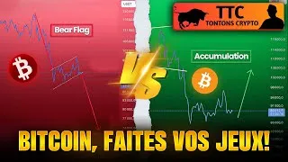 Miniature : BITCOIN: analyse crypto, BEAR FLAG vs ACCUMULATION, qui a raison ? Livermore a une idée ;)
