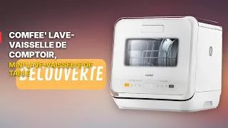 Miniature : COMFEE' Mini Lave-Vaisselle : Test du Lave-Vaisselle de Comptoir Vapeur 98°C