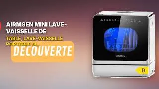 Miniature : AIRMSEN TDQR09 : Le mini lave-vaisselle avec adoucisseur qui change tout !