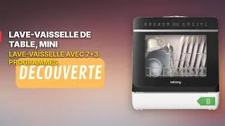 Miniature : Lave-vaisselle de Table IsEasy : Test Complet du Mini Lave-Vaisselle Sans Plomberie