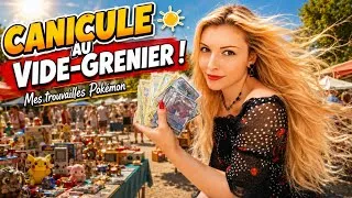 Miniature : VIDE-GRENIER EN PLEINE CANICULE 🔥 Je trouve des cartes Pokémon !