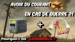 Miniature : Comment alimenter sa maison en électricité en cas de coupure avec une powerstation? (Fossibot F1200)