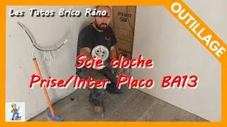 Miniature : Outillage : Scie cloche placo BA13 ( prise , interrupteur , boitier ... )