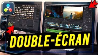 Miniature : Comment passer DaVinci Resolve en DOUBLE-ÉCRAN ! Tutoriel