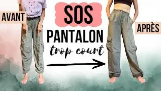 Miniature : Pantalon trop court ? Voici les options (et comment le rallonger facilement)