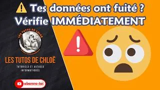 Miniature : ⚠️ Tes données ont fuité ? Vérifie IMMÉDIATEMENT (tuto simple)
