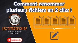 Miniature : 💡 Renommer 100 fichiers en 2 clics sur Windows !