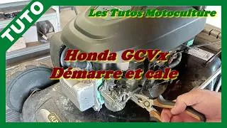Miniature : Tondeuse Honda GCVx : Démarre et cale