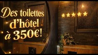 Miniature : Avant / Après : rénovation complète des toilettes pour 350 € (style hôtel chic bois, noir et or)
