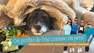 Miniature : VLOG #771: Des petites activités d'été, haul IGA & biscuits maison! 💖