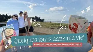 Miniature : VLOG #770: Quelques jours dans ma vie - festival, repas, lecture du moment & taste test! 💖