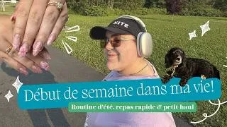 Miniature : VLOG #768: Début de semaine dans ma vie - routine d'été, idées repas rapide & haul! 💖