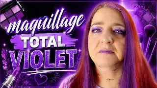 Miniature : maquillage total violet