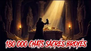 Miniature : 180 000 Chats Sacrés Broyés : Le Secret Le Plus Sombre d'Égypte ⚠️#EgypteAntique #Histoire #Chats